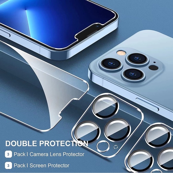 3 Pack Screen Protector With Camera Lens iPhone 14 Pro. - Picture 7 of 7